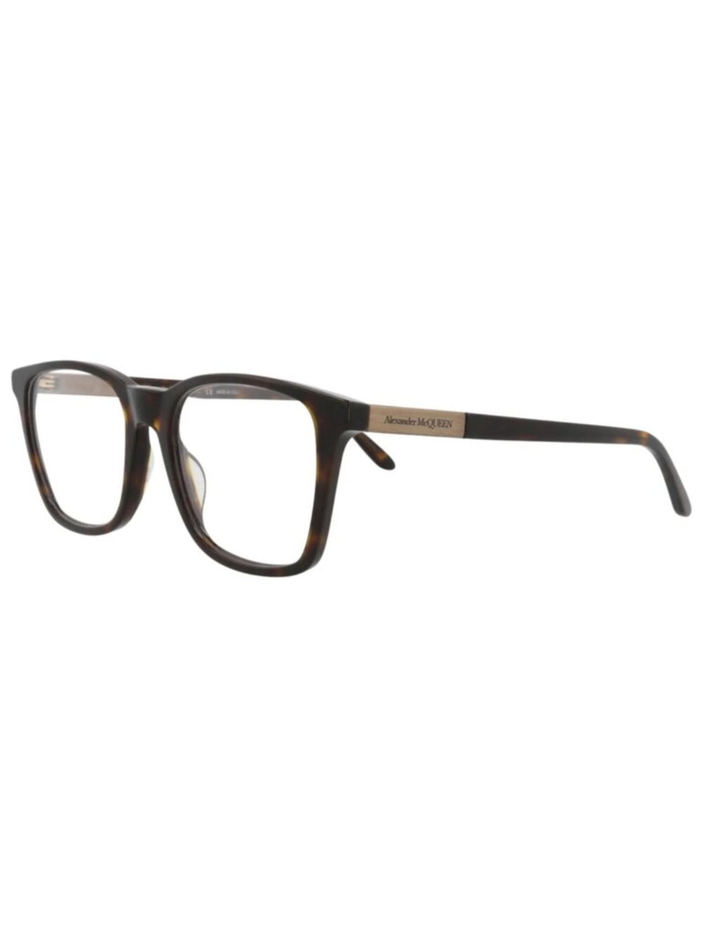 New Alexander McQueen Women's Eyeglasses Square Rectangle Acetate Frame Mens